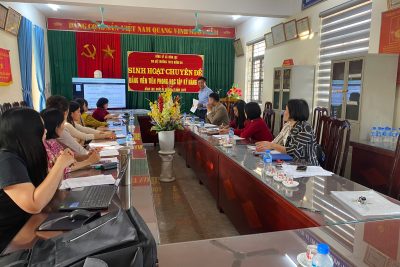 Sinh hoạt chuyên đề tháng 12